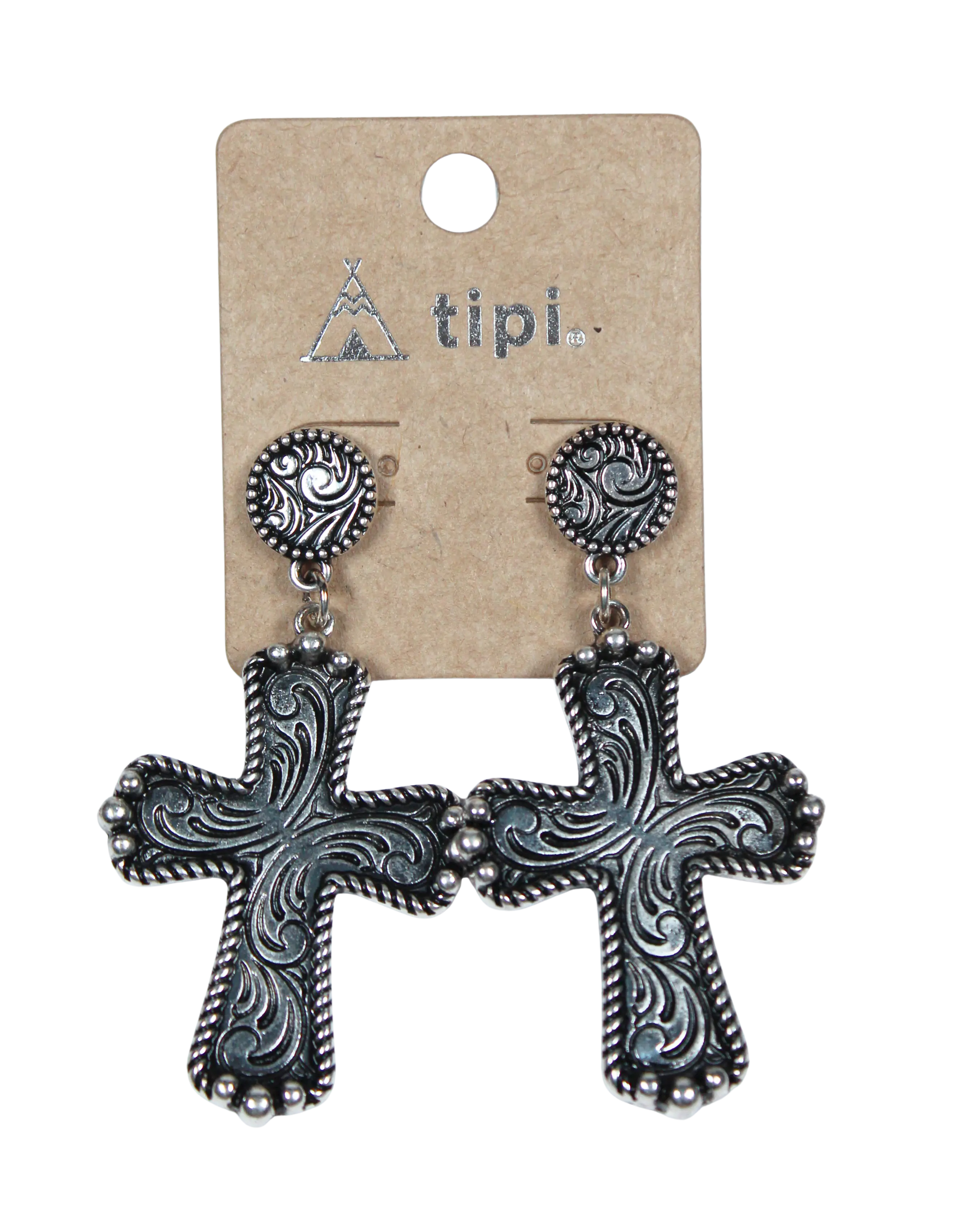 Joia Accessories Sierra Western Cross Dangle Earrings – Bold Statement Jewelry    JOIA TRADING CO.