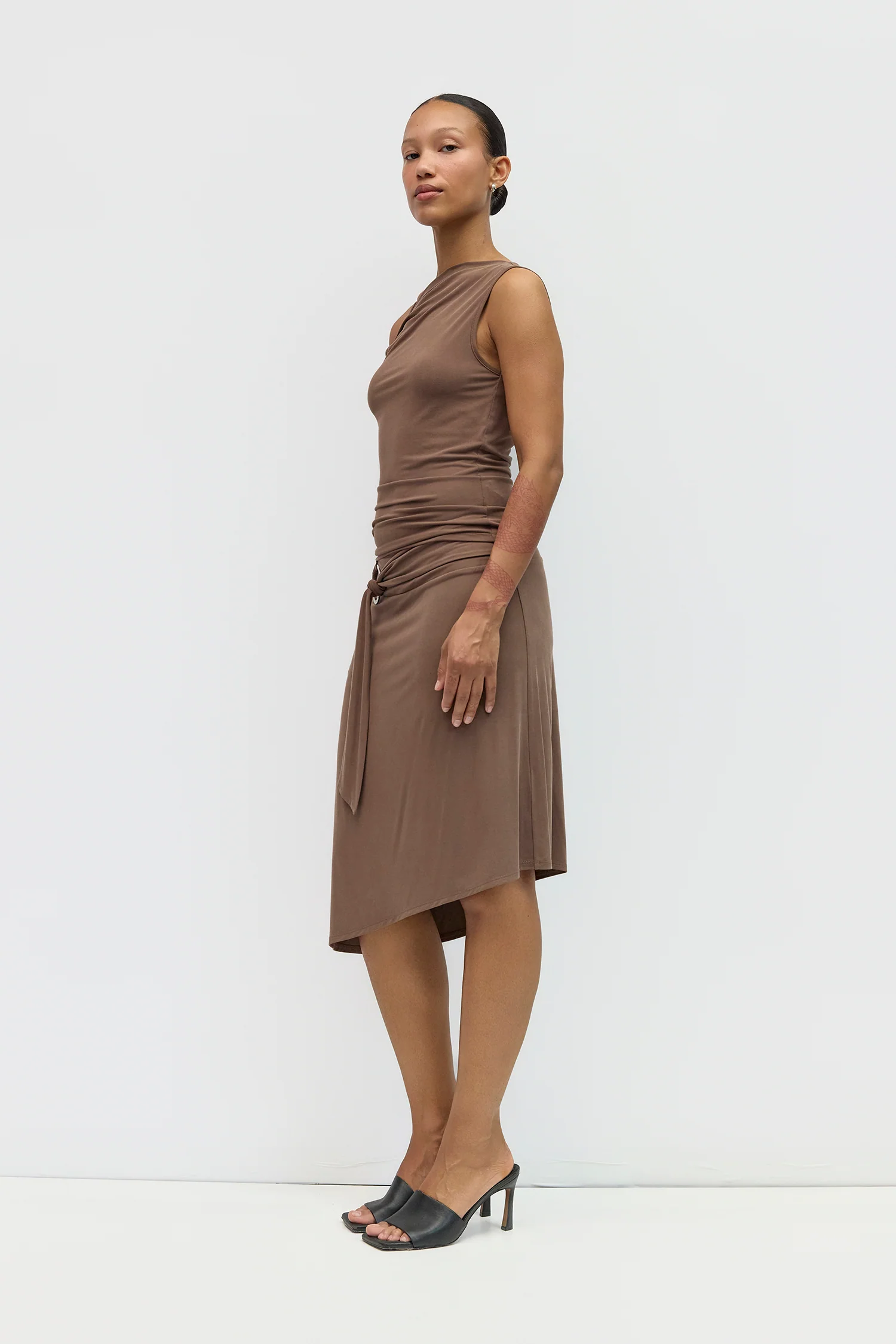 Mod Ref Afterglow Wrap Skirt – Effortless Draping with Modern Detail