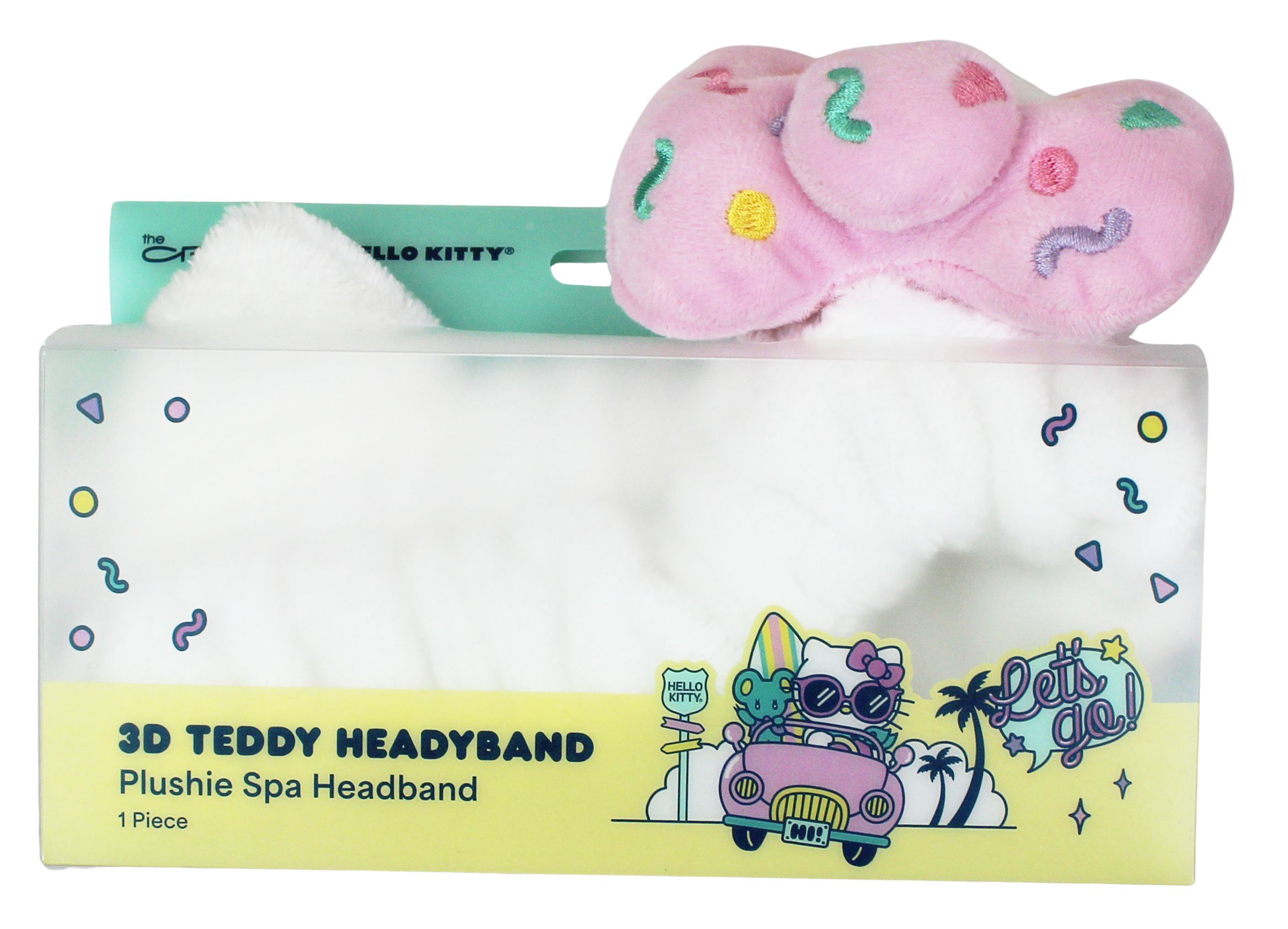Joia Hello Kitty 3D Teddy Headband – Plush Spa Hair Band    JOIA TRADING CO.