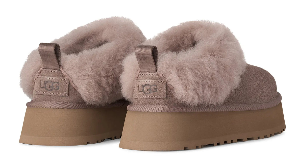 Women’s UGG Tazzelle – Cozy Sheepskin Indoor-Outdoor Platform Slipper