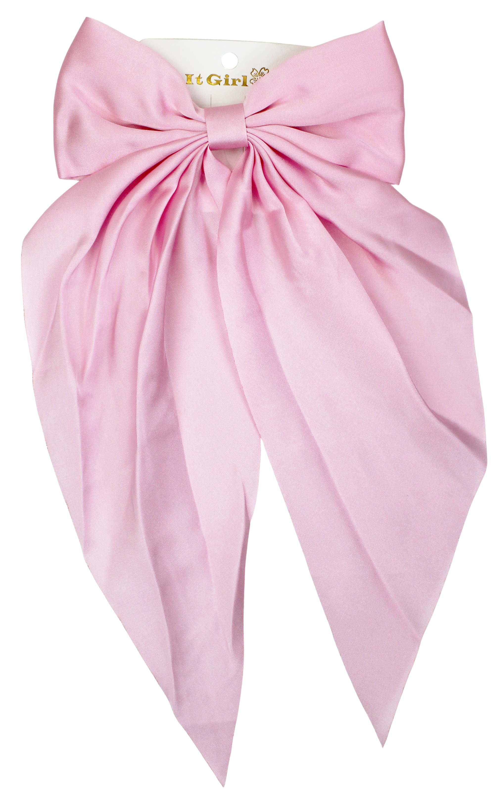 Joia Silk Bow Hair Pin – Elegant Statement Hair Accessory  BUBBLE GUM PINK  JOIA TRADING CO.