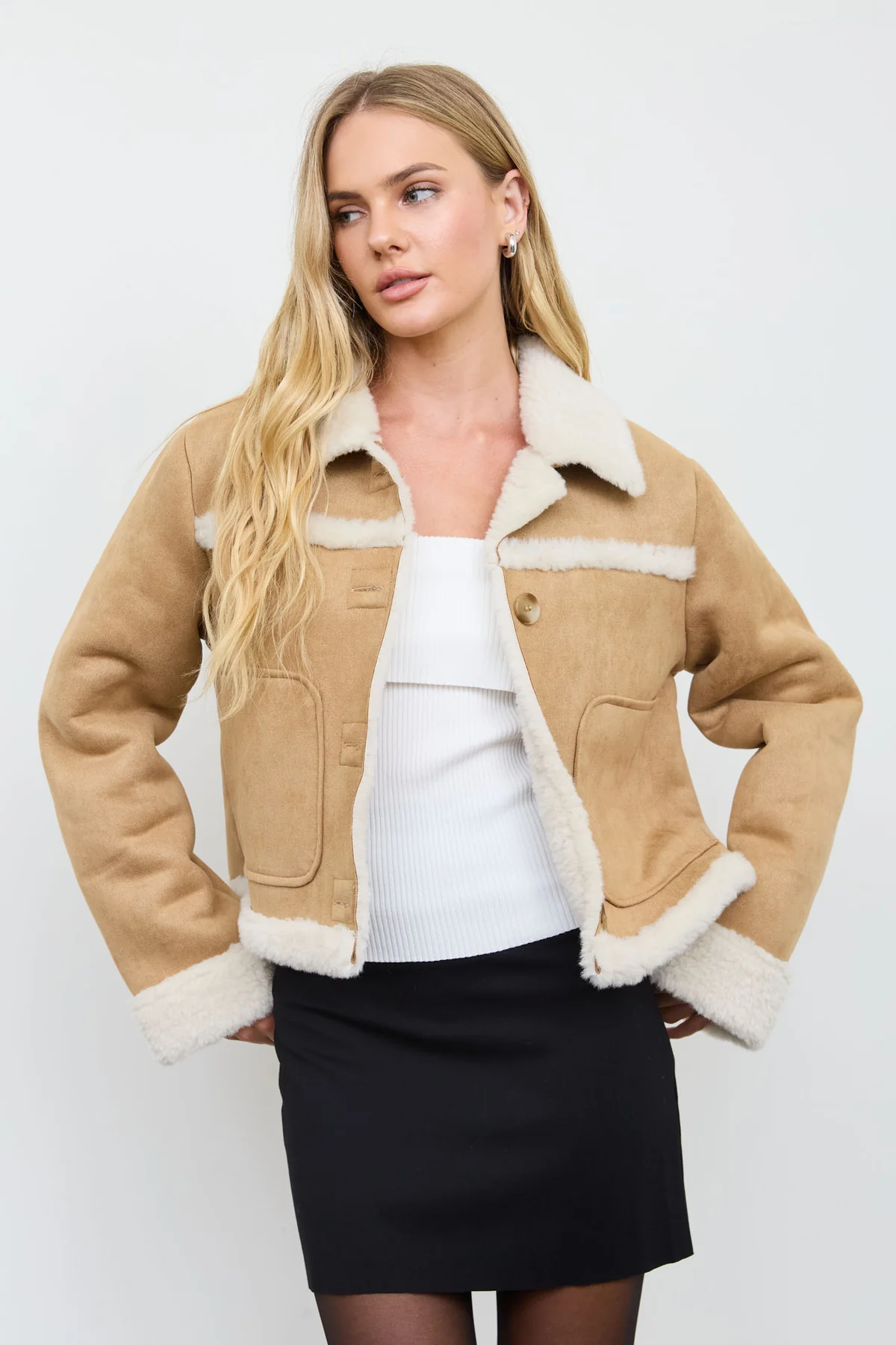 Blu Pepper Rocky Ridge Shearling Jacket – Western Warmth with a Rugged Edge
