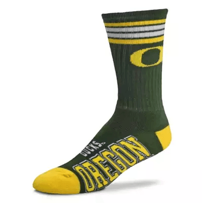 College Team 4 Stripe Deuce Socks - Joy-Per's Shoes
