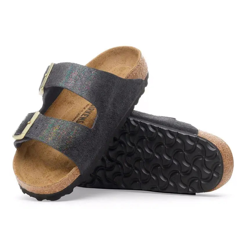 Women's Birkenstock Arizona Shimmering – Sparkling Comfort & Support    BIRKENSTOCK