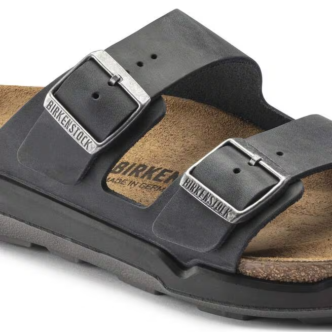 Men's Birkenstock Arizona Crosstown – Cork Footbed Oiled Leather Sandal    BIRKENSTOCK