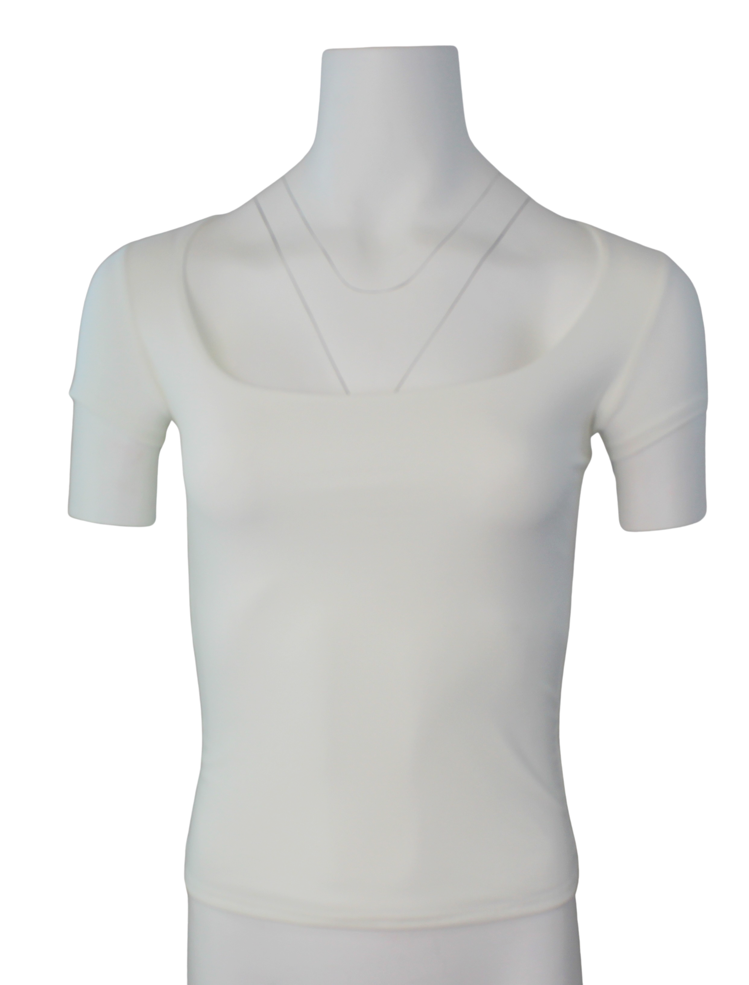 Timing Everyday Square Neck Tee – Fitted Essential Top    TIMING INC
