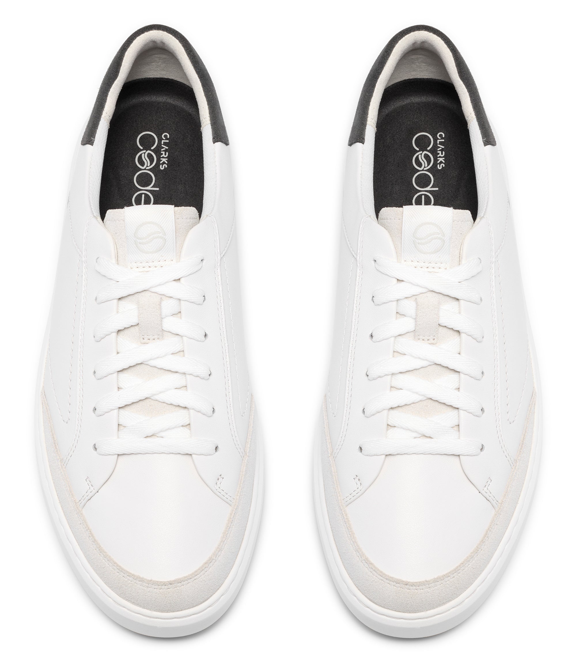 Men's Clarks Code C Tie – Leather Comfort Sneakers