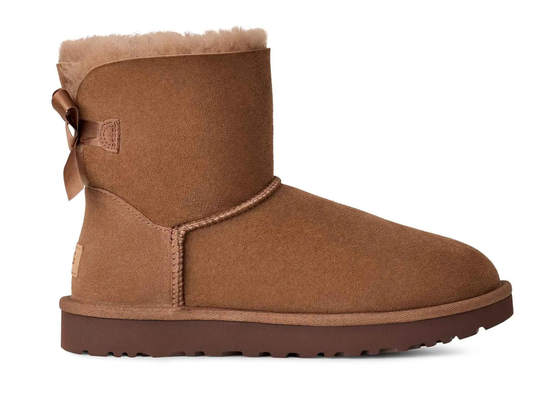 Women’s UGG Mini Bailey Bow II – Cozy Sheepskin Boot with a Feminine Touch    UGG