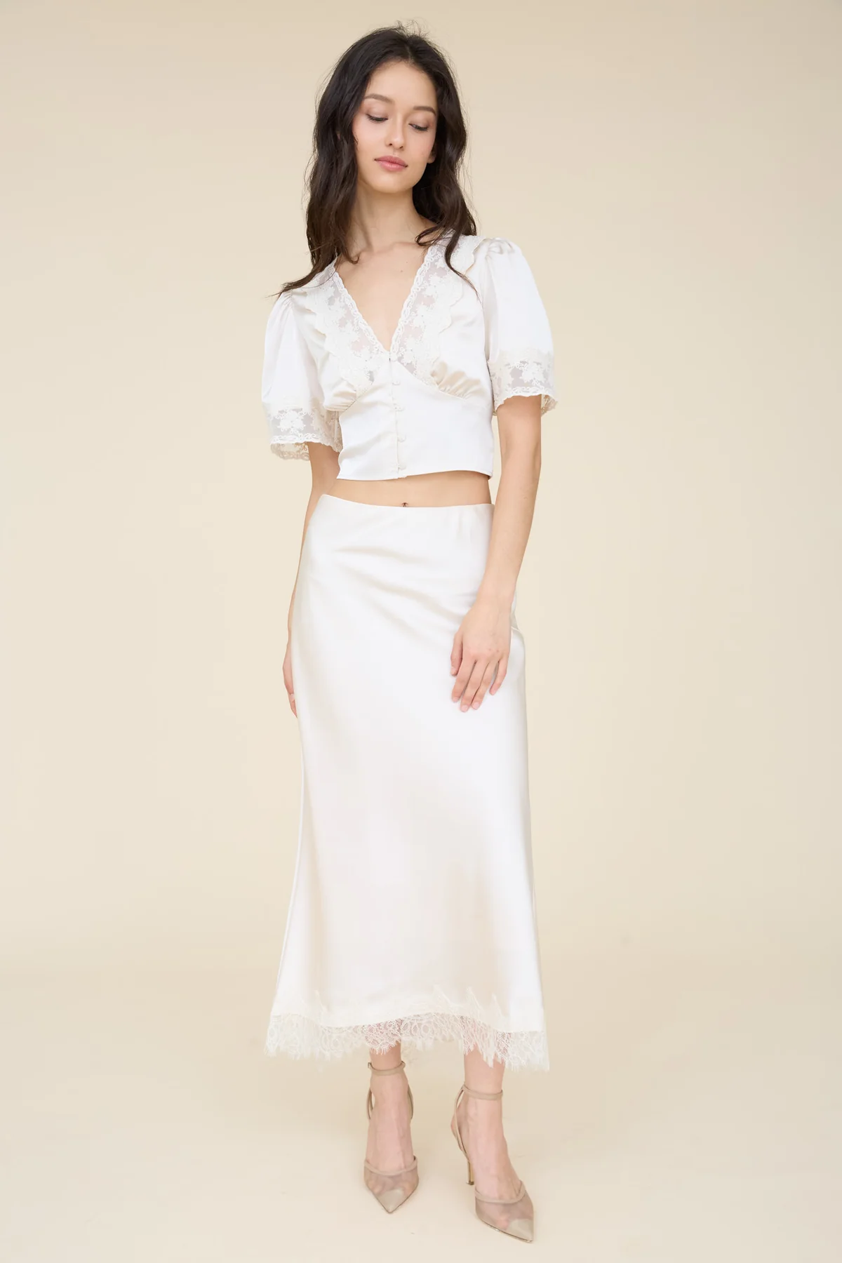 Blu Pepper Enchanted Evening Skirt – Romantic Elegance with a Feminine Finish