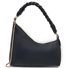 Joia Accessories Taylor Solid Purse w/Braid – Chic Vegan Leather Clutch    JOIA TRADING CO.