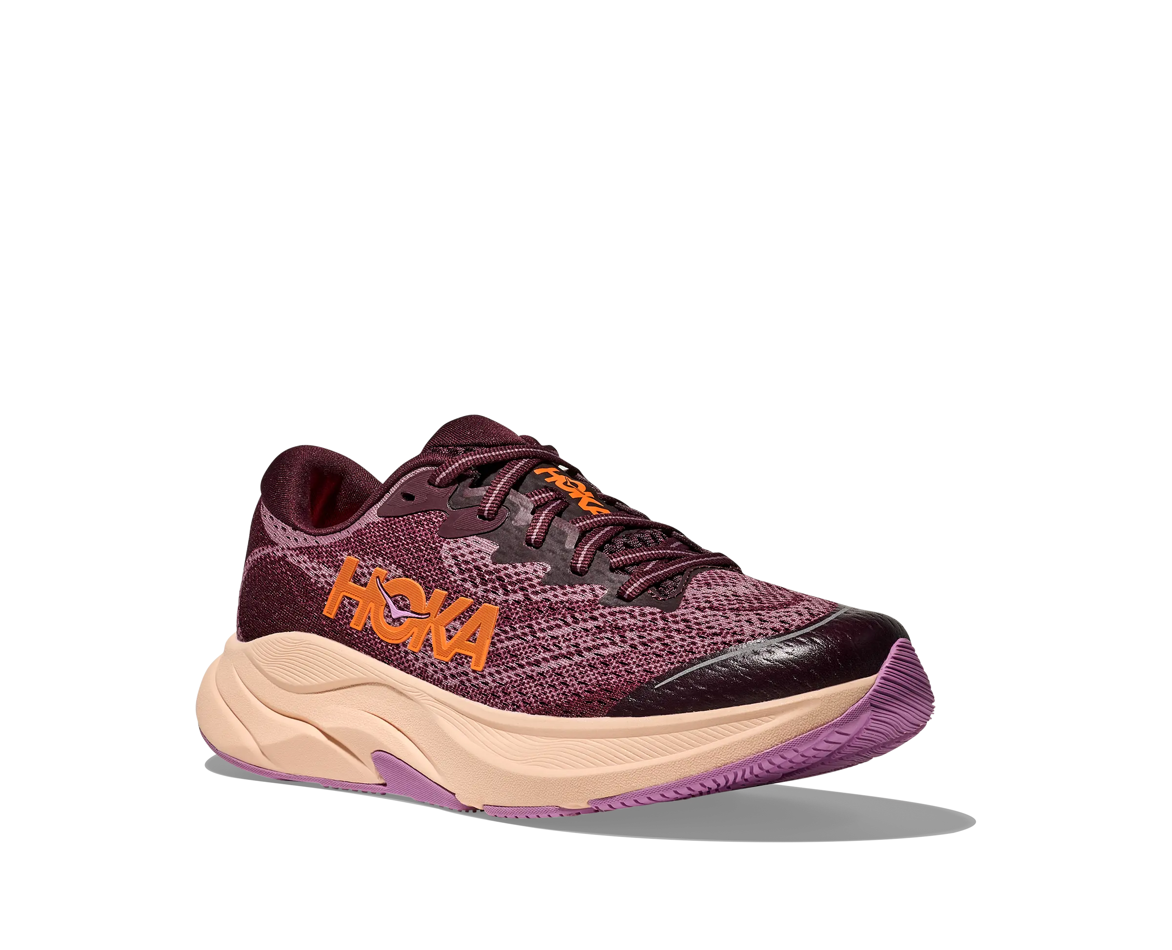 Hoka Kid’s Rincon 4 – Cushioned, Tough & Ready to Move  BLACK CHERRY/CLASSIC / MD / 4½  HOKA