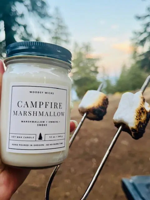 Faire Soy Wax Candle 12oz – Fresh Coffee. Sweet Cream. Crackling Campfire Comfort.