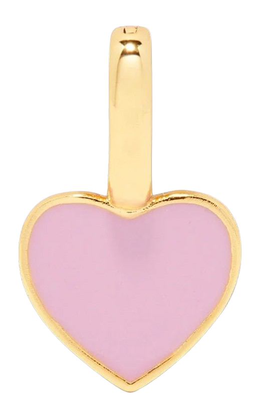 Pura Vida Harper Enamel Heart Charm – Customizable Heart Jewelry  GOLD  PURA VIDA BRACELETS