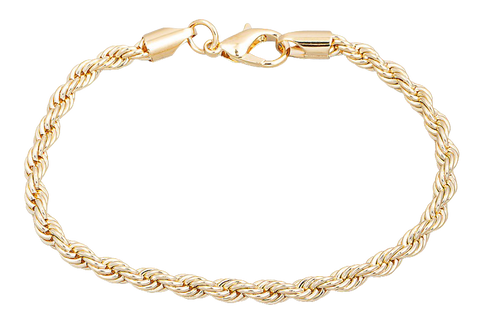Fame Graceful Twist Rope Bracelet – Elegant Steel Chain