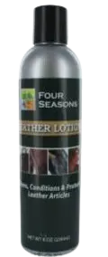 Four Seasons Leather Lotion – 8oz Clean & Condition Smooth Leather    BURTEN DISTRIBUTION