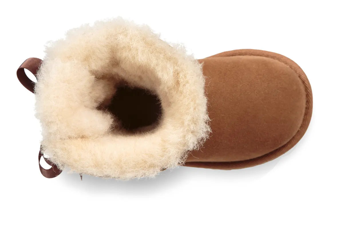 Toddler’s UGG Bailey Bow II – Cozy Sheepskin Boot with Silky Bows    UGG
