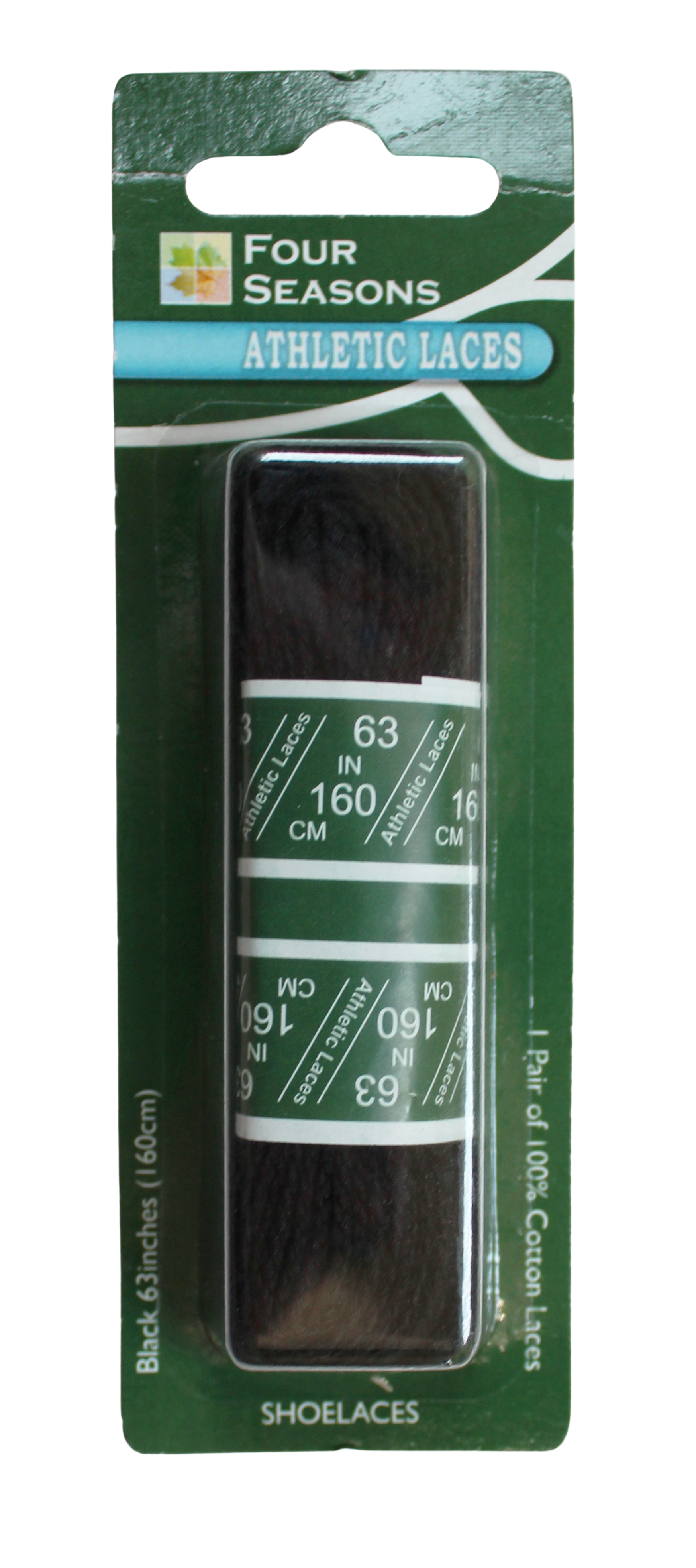 Four Seasons Athletic Laces – Durable, Secure Fit for Active Wear  WHITE / 63"  BURTEN DISTRIBUTION