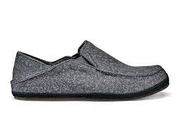 Men's OluKai Moloā Hulu – Wool-Lined House Slipper    OLUKAI