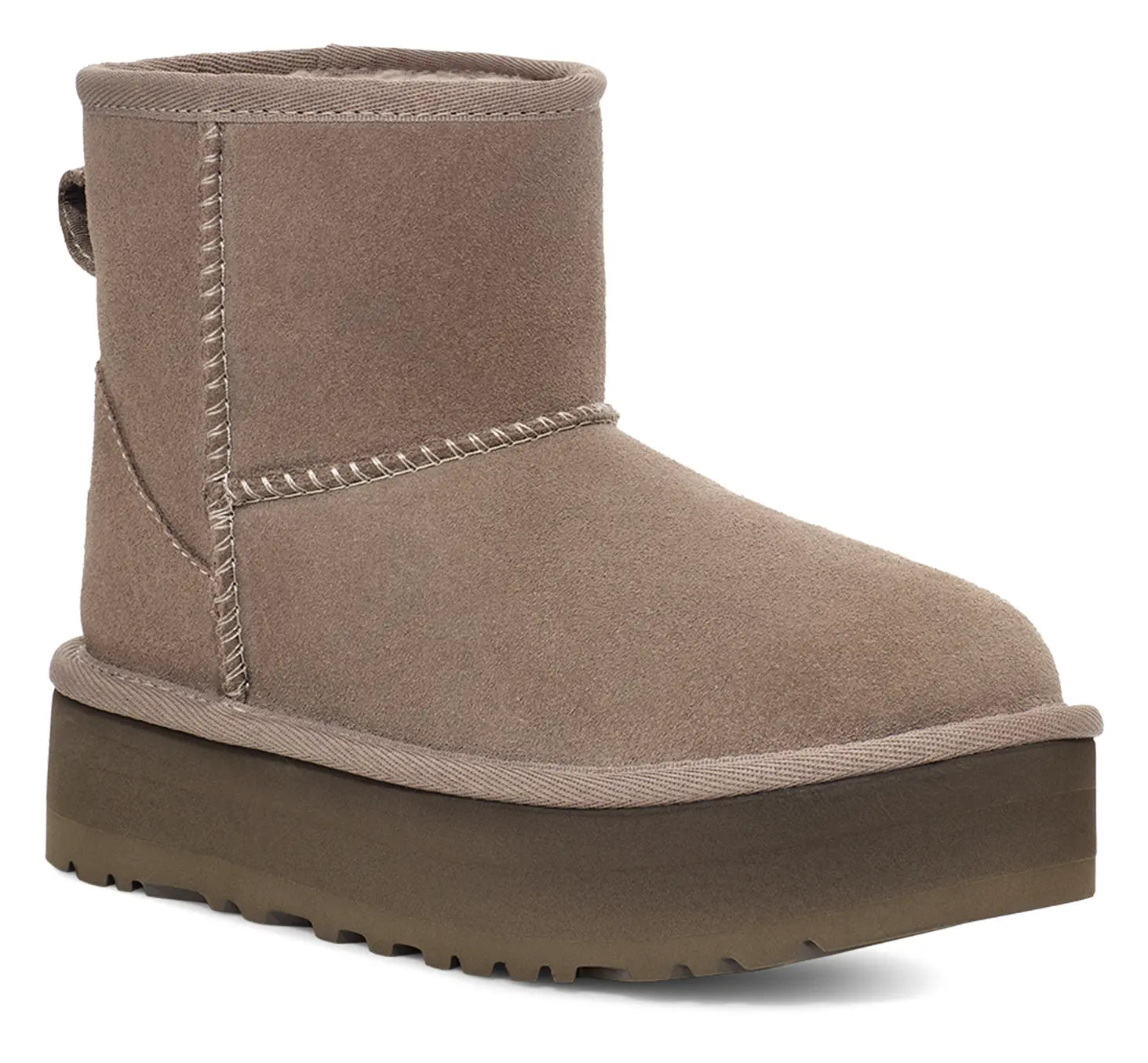 UGG Kids' Classic Mini Platform – Cozy, Stylish, and Elevated Comfort  SMOKE-PLUME-13  UGG