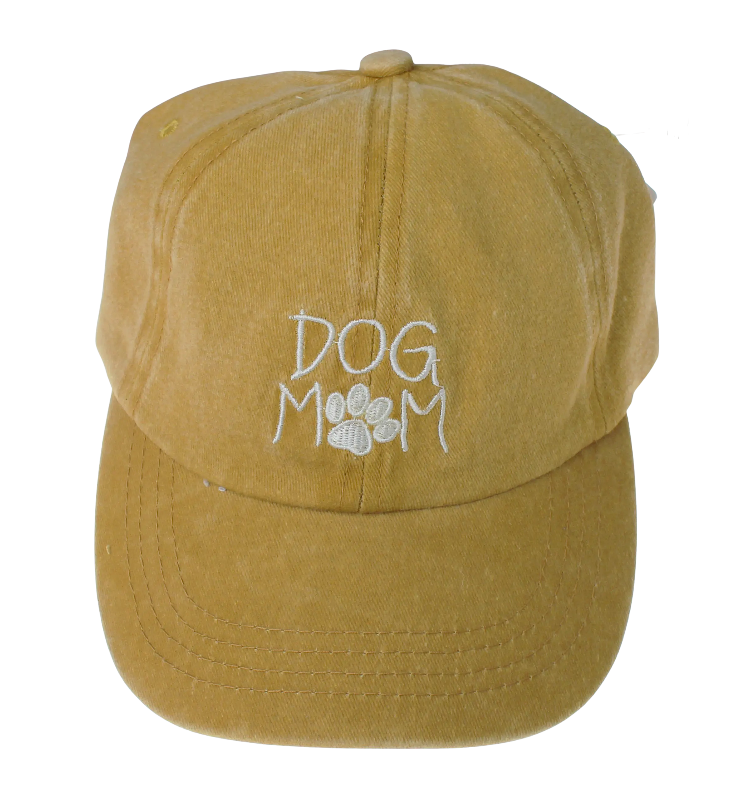 Joia Accessories Dog Mom Hat w/Paw – Comfortable, Adjustable Pet Mom Cap  MUSTARD / EA  JOIA TRADING CO.