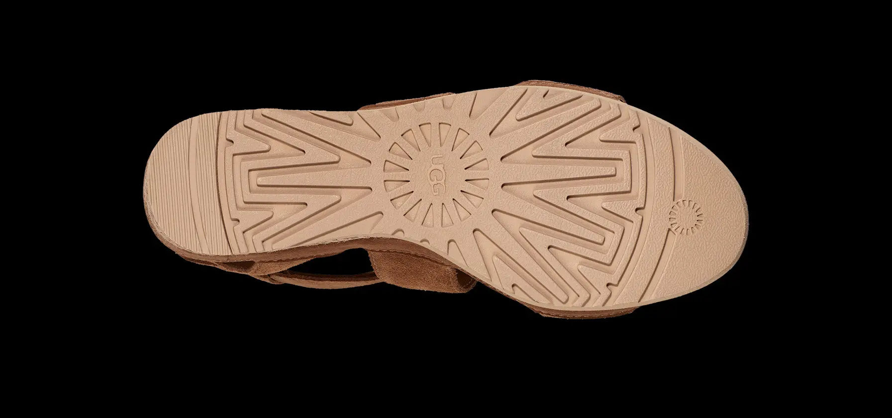 Women's UGG Ileana Ankle – Suede Wedge Sandal with Jute Wrap