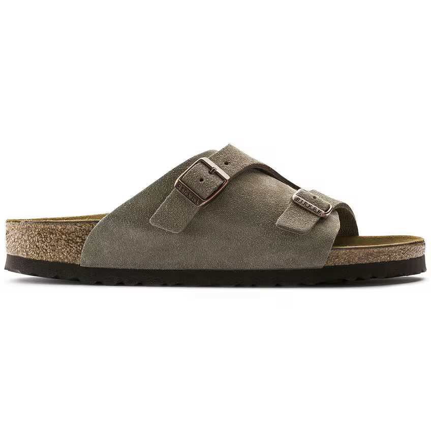 Women's Birkenstock Zürich – Classic Suede Slide with Footbed Support