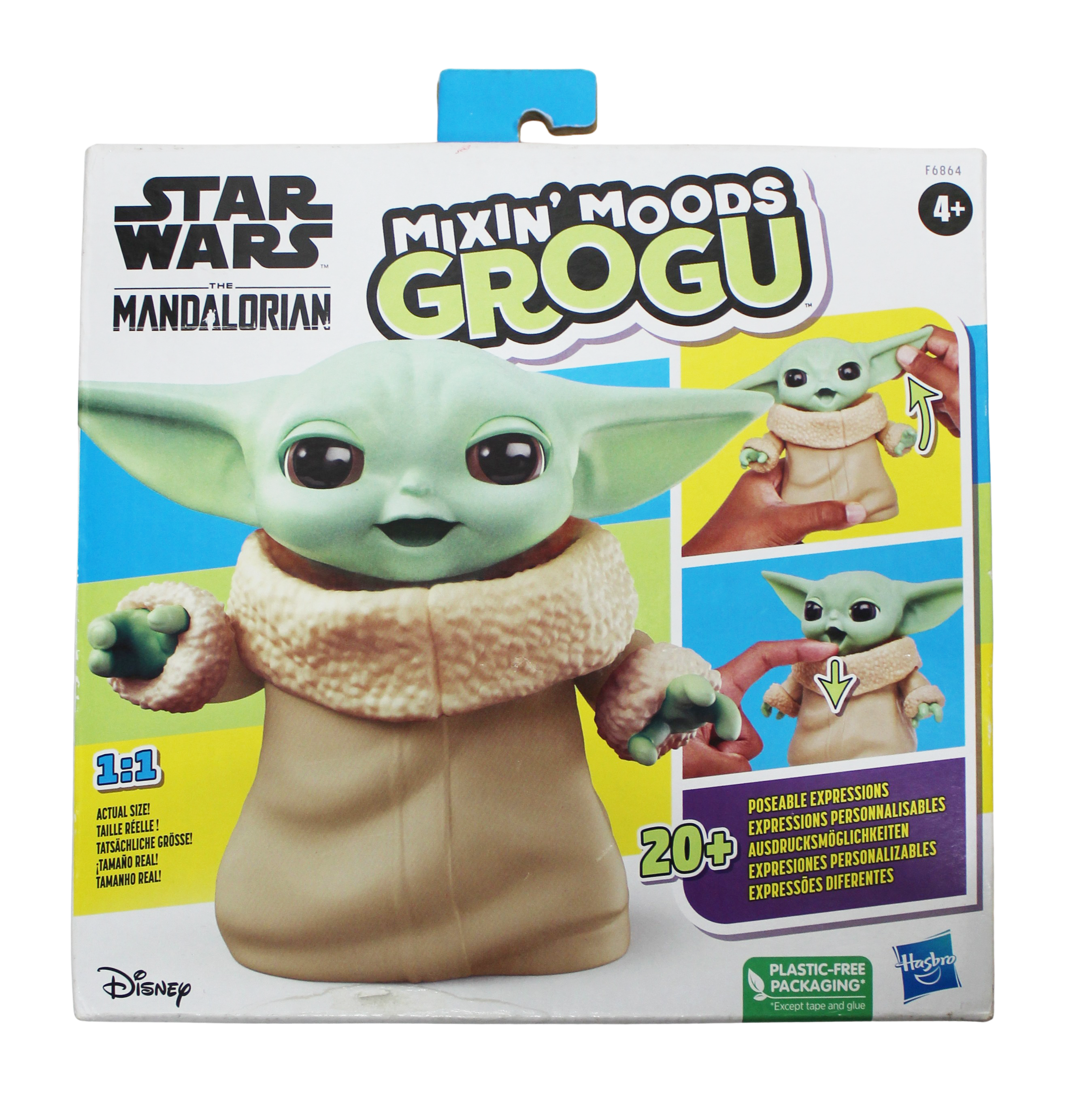 Hasbro Star Wars Mixin’ Moods Grogu – 20+ Expressions Figure    HASBRO