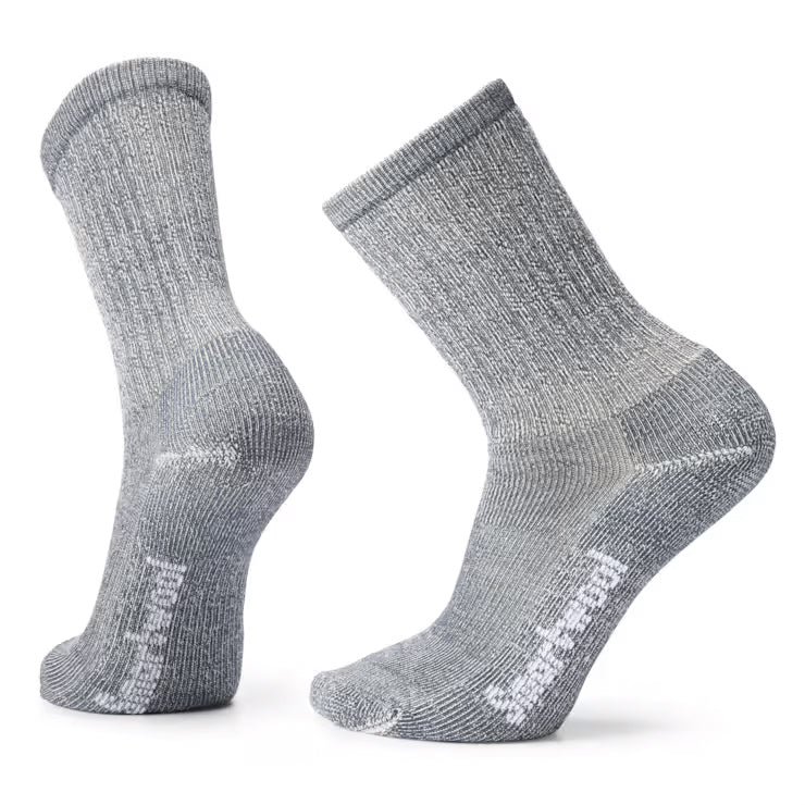 Smartwool Hike Classic Edition Light Cushion Crew Socks – Legendary Comfort with a Sustainable Upgrade  LIGHT GRAY / L  SMART WOOL