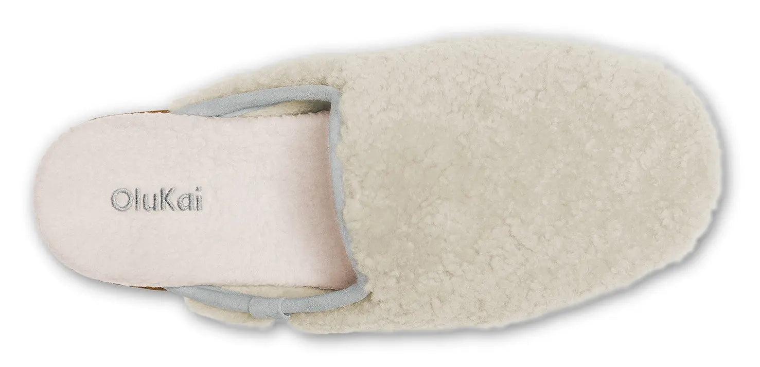 Women's Olukai Hale Mule – Genuine Shearling Slip-On Comfort    OLUKAI