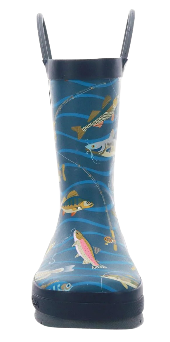 Kids’ Western Chief Gone Fish’n Rain Boots – Ready for Puddle Adventures    WASHINGTON SHOE