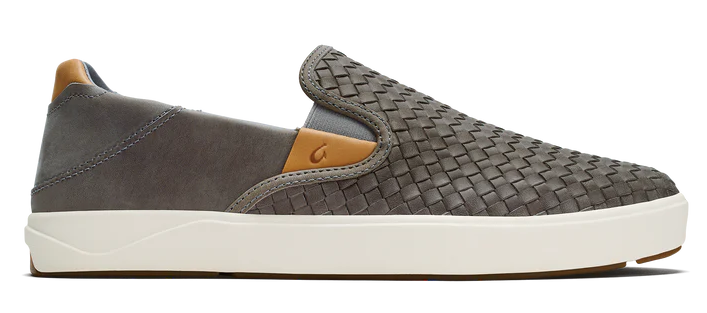 Men's OluKai Lae‘ahi Lauhala – Hand-Woven Leather Slip-On    OLUKAI