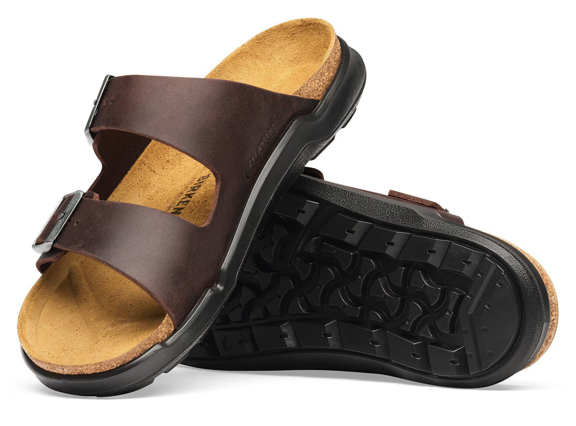Men's Birkenstock Arizona Crosstown – Oiled Leather Sandals    BIRKENSTOCK