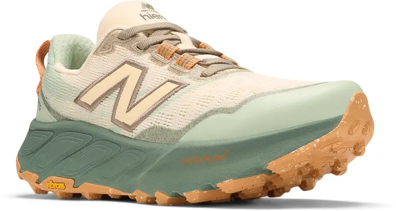 Women's Fresh Foam X Hierro V9  BEIGE-GREEN-B-9½  NEW BALANCE