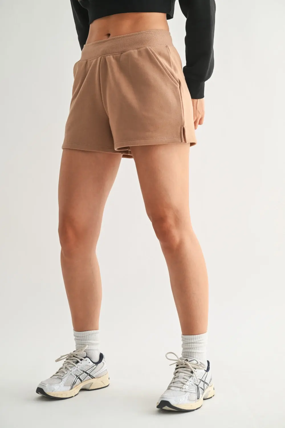 Mono B SoulSoft French Terry 3” Lounge Shorts – Cozy Everyday Essential    MONO B