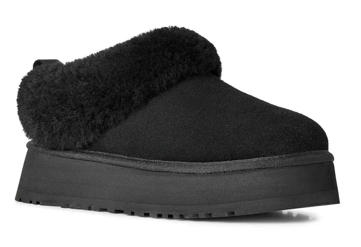 Women’s UGG Tazzelle – Cozy Sheepskin Indoor-Outdoor Platform Slipper