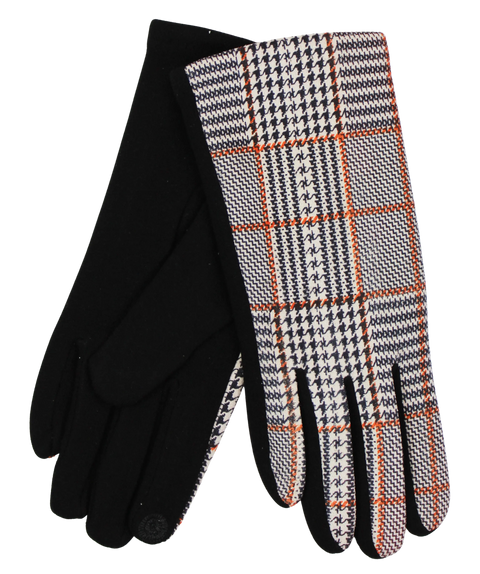 Joia Houndstooth Heritage Gloves – Classic Winter Style & Comfort