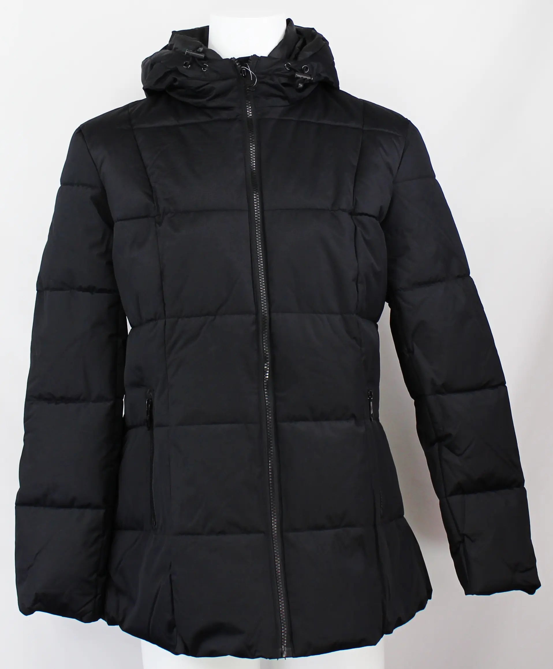 Keren Hart Basic Puffer Jacket – Sleek, Quilted Warmth for Everyday Wear  BLACK-XL  KEREN HART