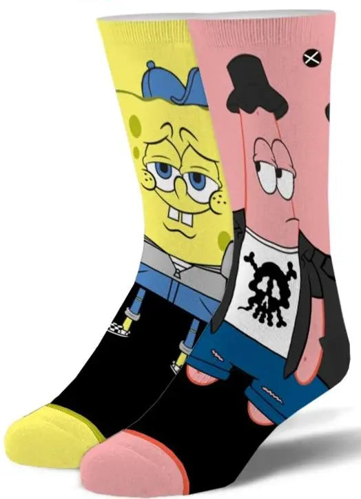 Kid's Odd Sox SpongeBob Hipster 360 Socks – Stylish Fun Crew Socks    ODD SOX