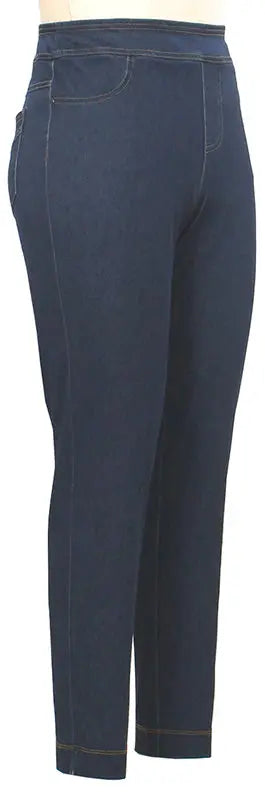 L. Hamrick Milo Knit Denim Slim Pants – Sleek & Comfy Fit    L HAMRICK
