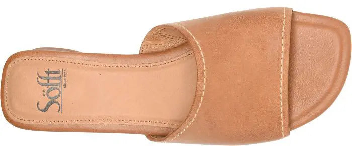Women's Sofft Sahara – Modern Heeled Slide Sandals    SOFFT