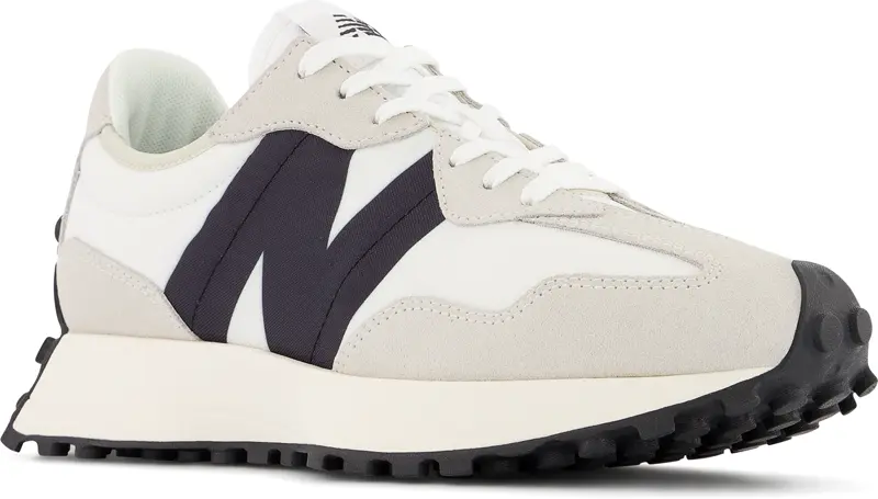 Women's 327  WHITE-WHITE-B-10  NEW BALANCE