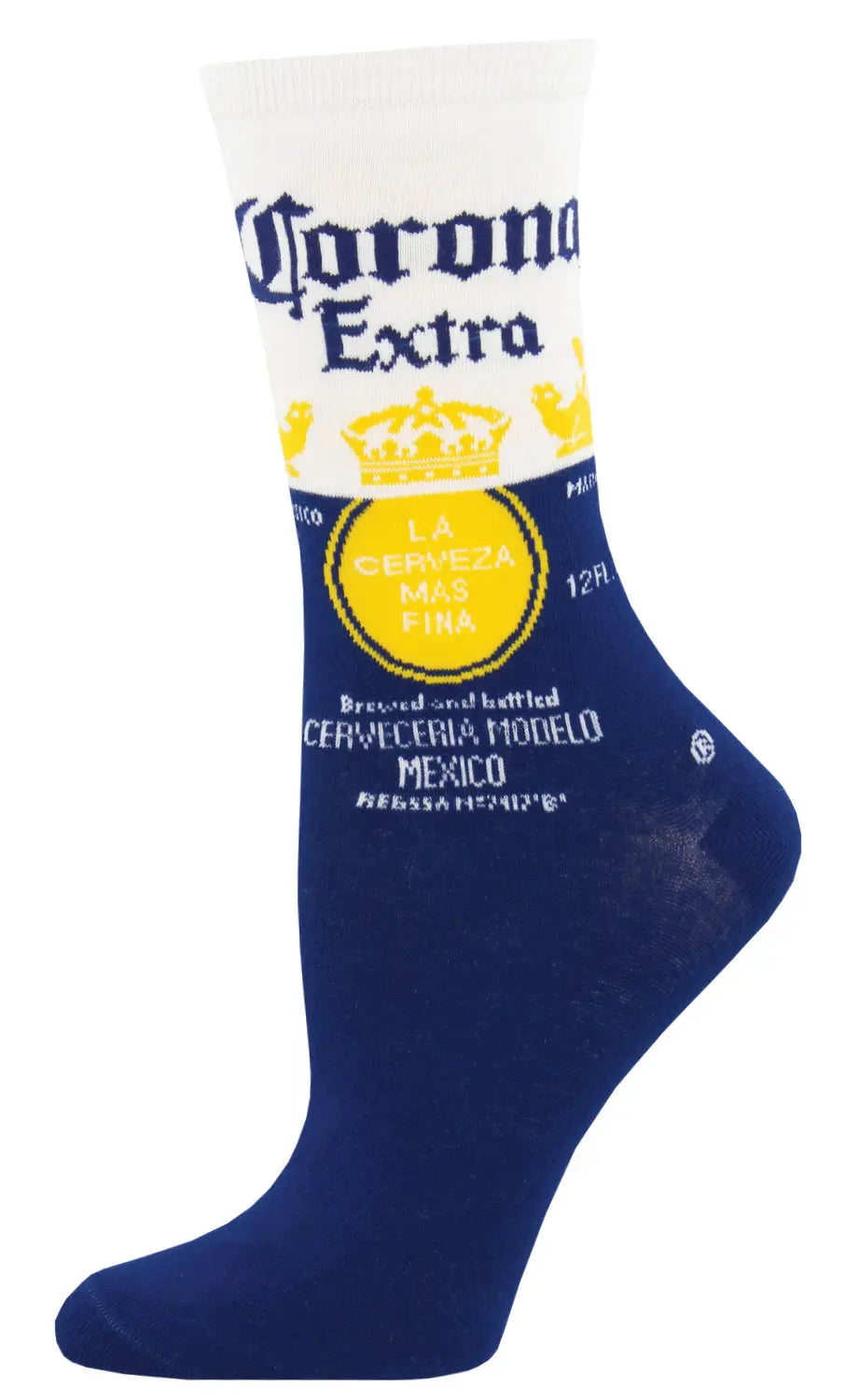 Women’s Socksmith Corona Extra Socks – Fun Beer-Themed Design    SOCK SMITH