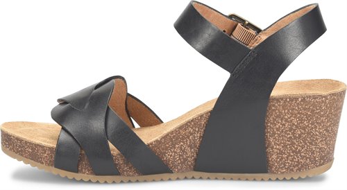 Women's Comfortiva Erena – Braided Leather Wedge Sandal    COMFORTIVA