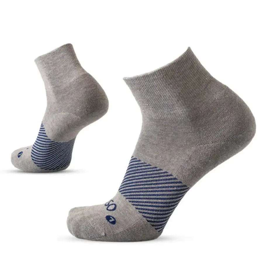 OS1st Wicked Comfort Merino Quarter Crew Socks – Moisture-Wicking Performance    OS1st