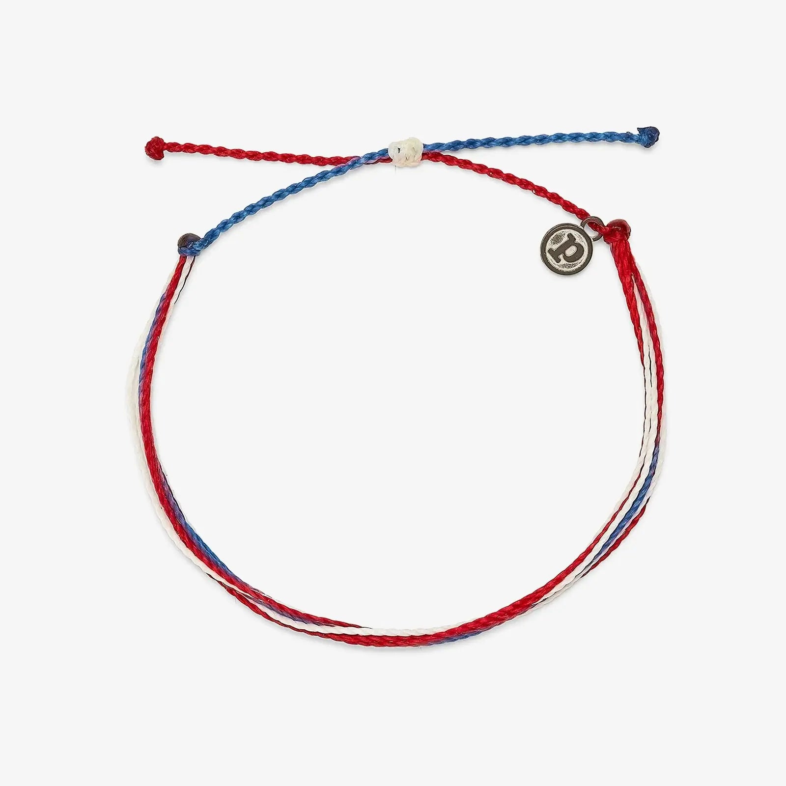 Pura Vida Home For The Troops Anklet – Patriotic Red, White & Blue Jewelry    PURA VIDA BRACELETS