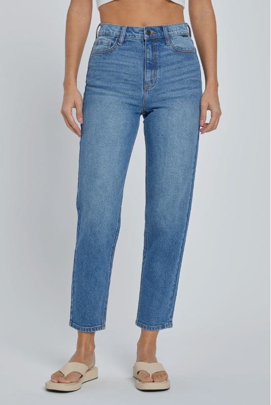 Cello Jeans High Rise Mom Jean Ankle Length – A Modern Take on a Classic Favorite    WAT? JEANS & CELLO JEANS