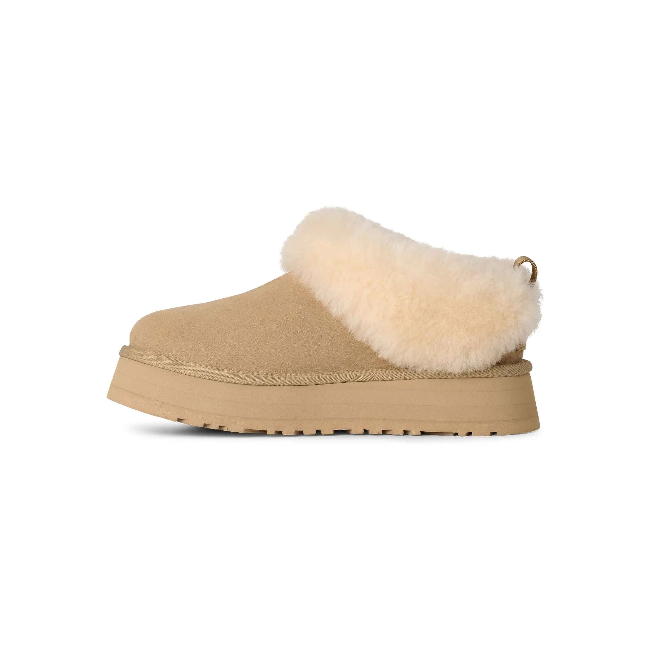 Women’s UGG Tazzette – Cozy Sheepskin Indoor-Outdoor Platform Slipper    UGG