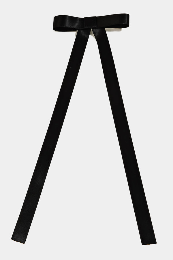 Fame Ribbon Clip – Long Tail Bow Hair Accessory    FAME ACCESSORIES