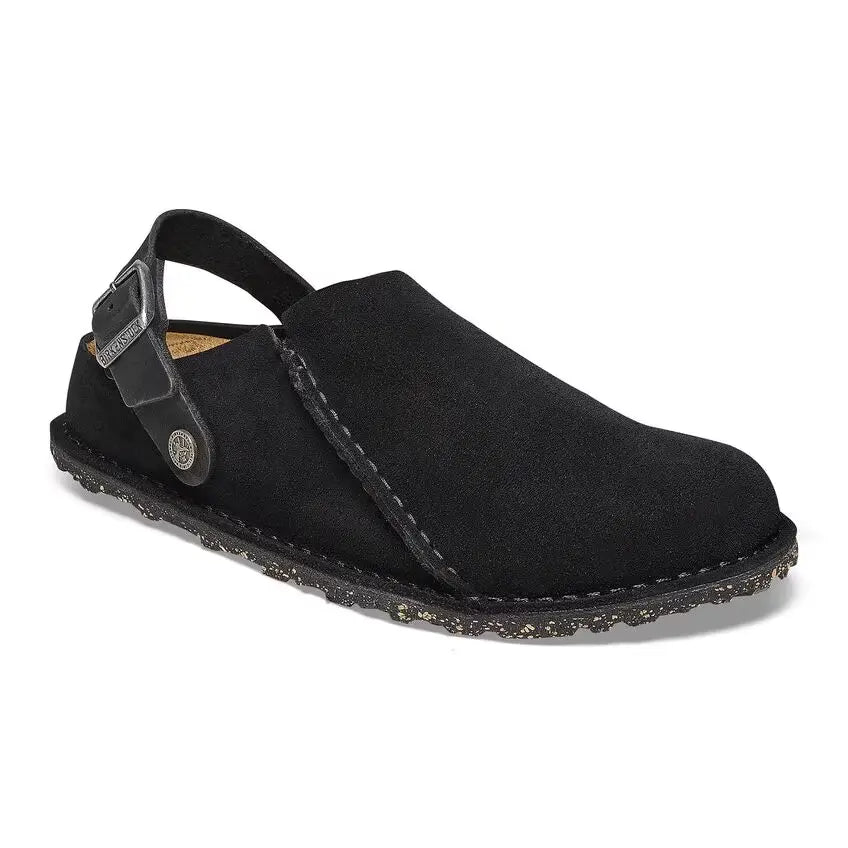 Birkenstock Lutry – Convertible Suede Clogs for All-Day Comfort