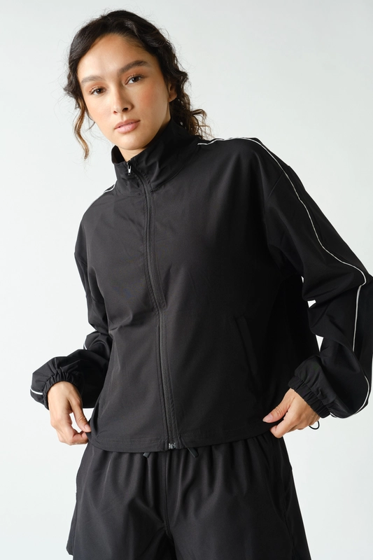 Mono B Breezy Flow Active Jacket – Sporty Zip-Up Jacket